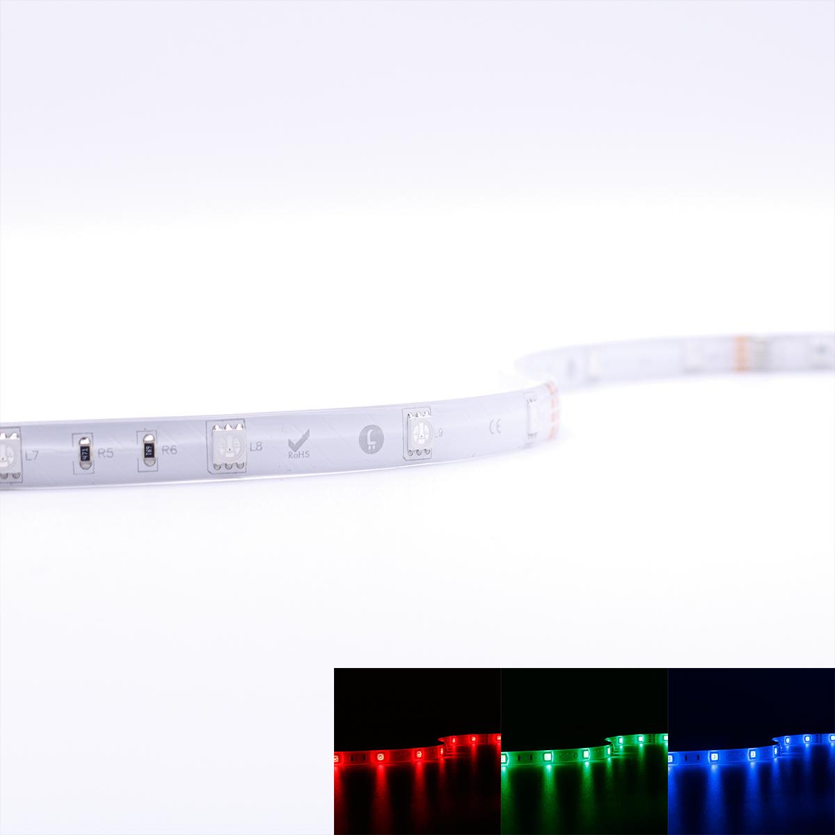 Streifen Lichtleiste 7,72€/m 5m RGB LED Stripe 24V Superbright 150 SMD LEDs 