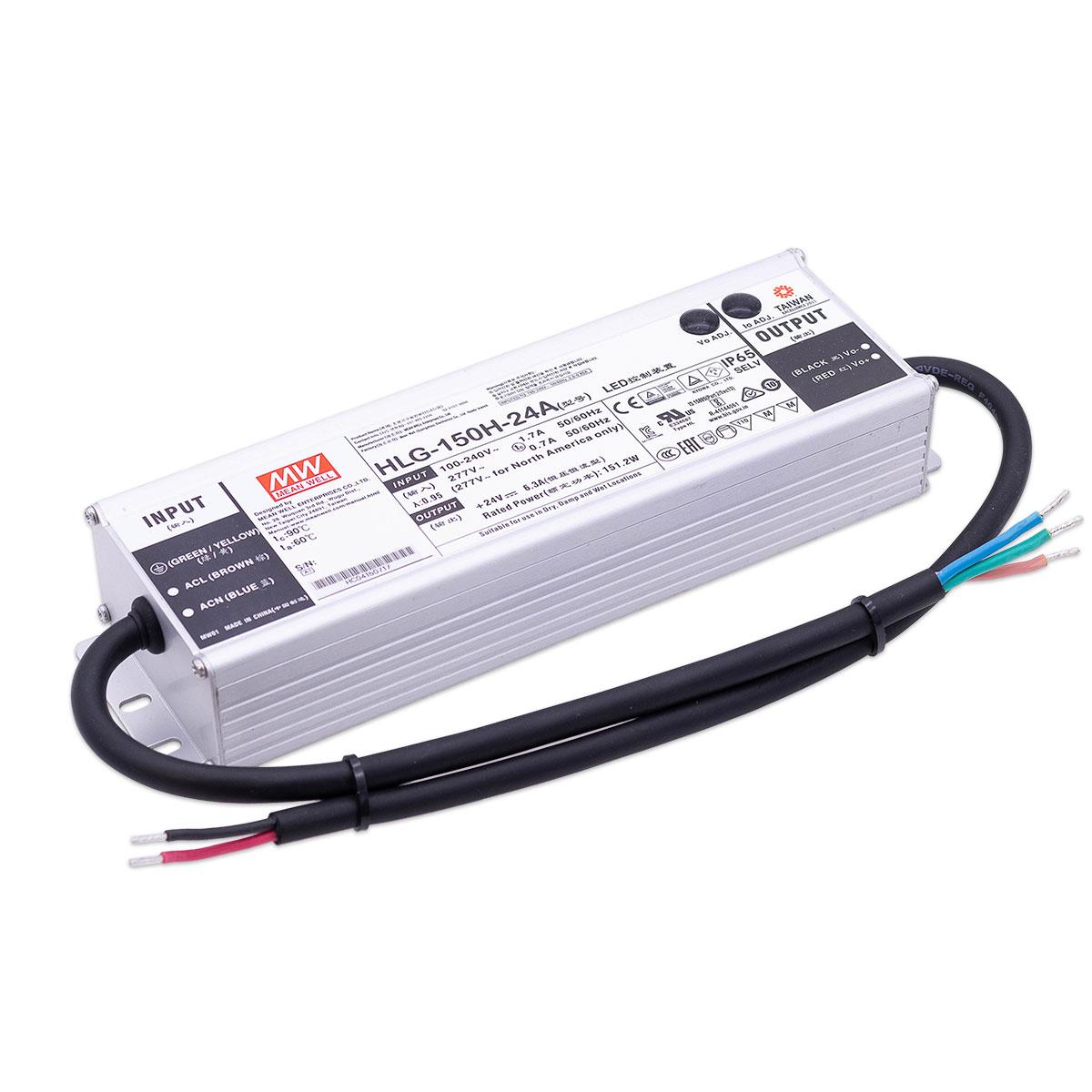 MeanWell HLG-150H-24A 150W 24V 6,3A LED Netzteil IP65 